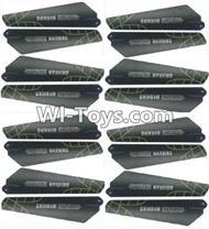 Subotech S700 Parts-08 Propellers,Main rotor blades(16pcs)-Yellow,Subotech S700 RC dragonfly Helicopter Spare Parts Accessories,S700 Replacement parts